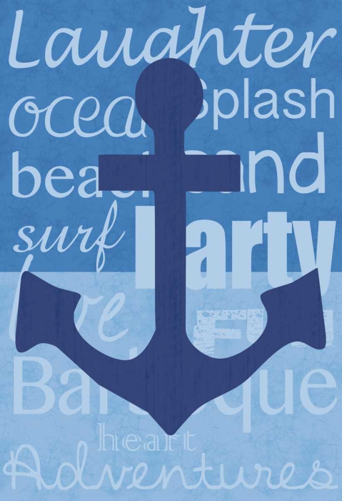 Beach Anchor art print by Lauren Gibbons for $57.95 CAD