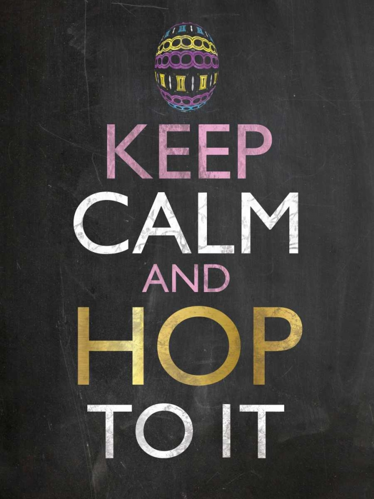 Easter Chalk Hop To It art print by Lauren Gibbons for $57.95 CAD