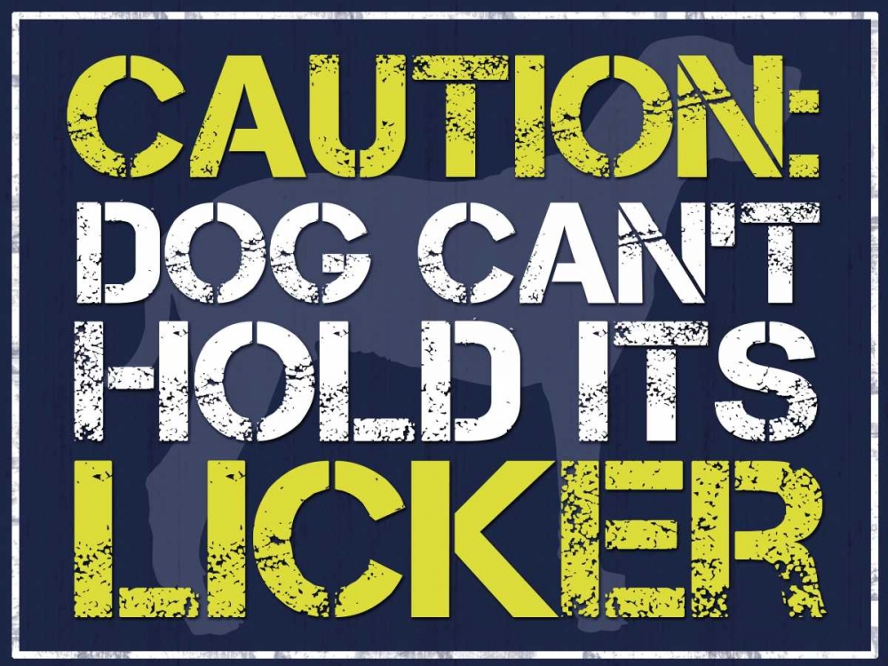 Dog Licker art print by Lauren Gibbons for $57.95 CAD