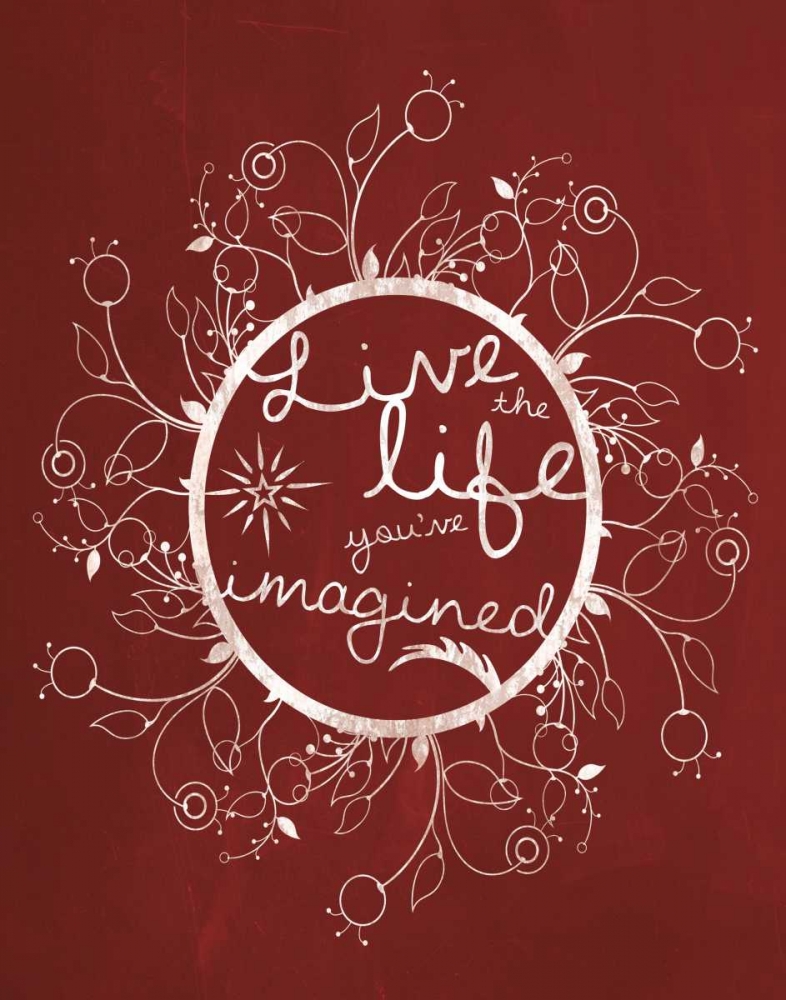 Red Chalk Imagine art print by Lauren Gibbons for $57.95 CAD