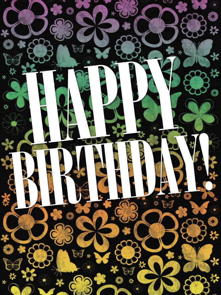 Happy Birthday art print by Lauren Gibbons for $57.95 CAD