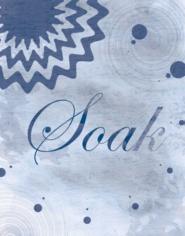 Soak Blue Spa 2 art print by Lauren Gibbons for $57.95 CAD