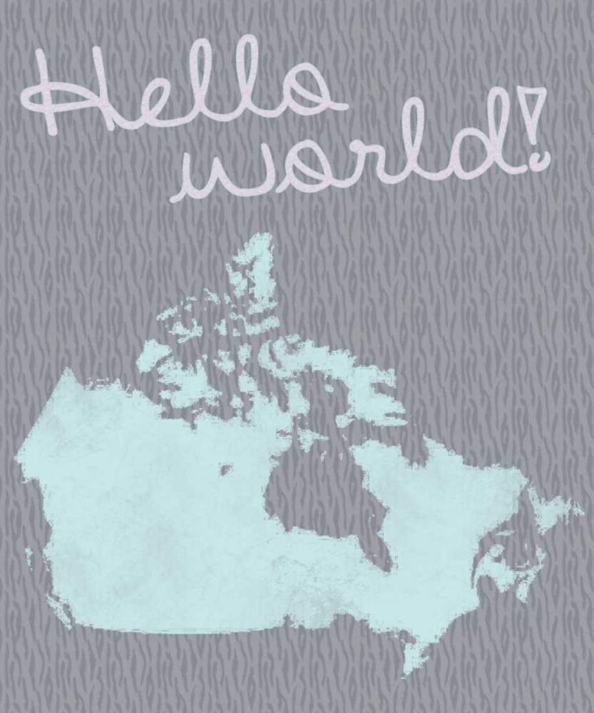 Hello World art print by Lauren Gibbons for $57.95 CAD