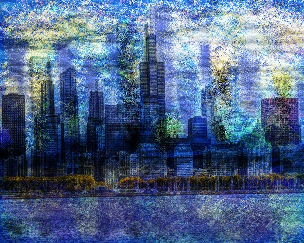 Citiscape New 3 art print by Lauren Gibbons for $57.95 CAD