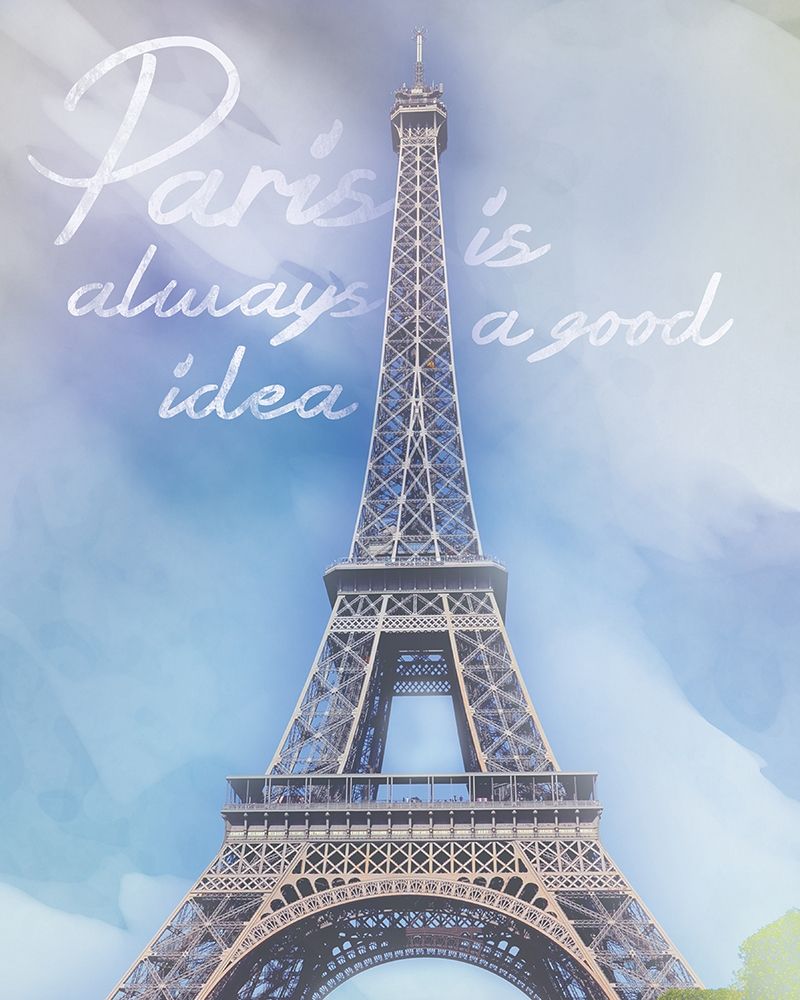 Paris 1 Quote art print by Lauren Gibbons for $57.95 CAD
