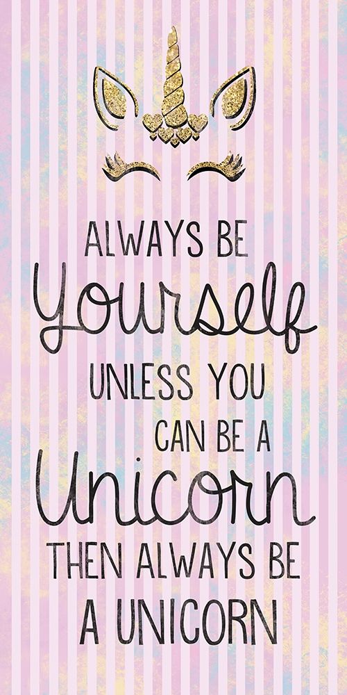 Unicorn Be You art print by Lauren Gibbons for $57.95 CAD