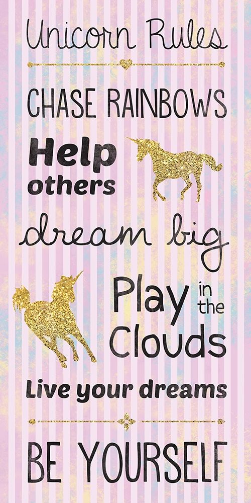 Unicorn Rules art print by Lauren Gibbons for $57.95 CAD