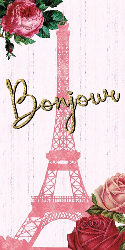 Bonjour Paris 1 art print by Lauren Gibbons for $57.95 CAD