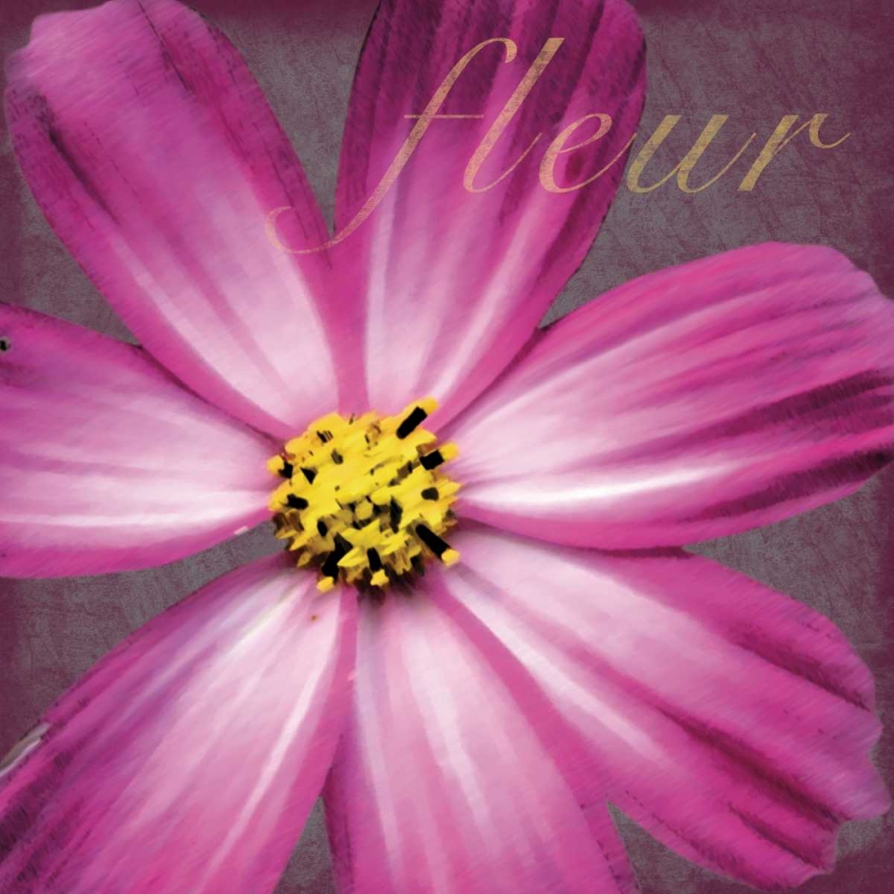 Pink Fleur art print by Lauren Gibbons for $57.95 CAD