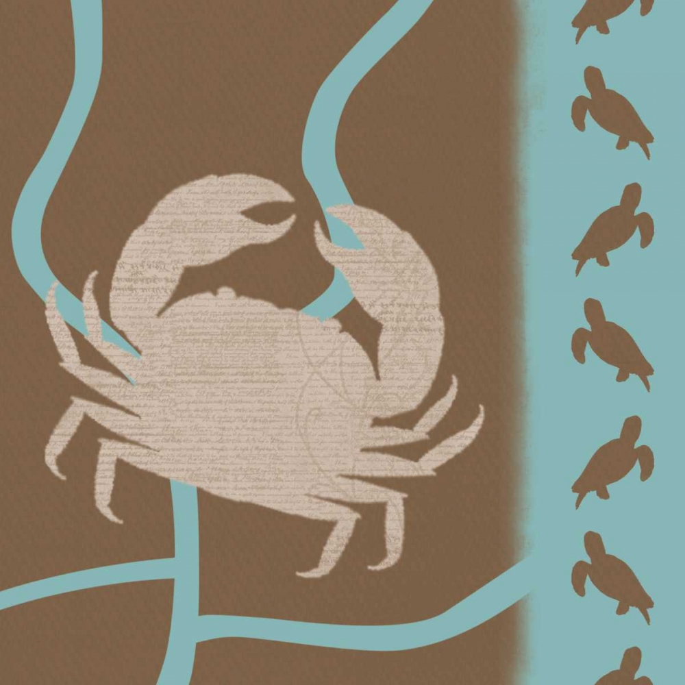 Crab Pattern art print by Lauren Gibbons for $57.95 CAD