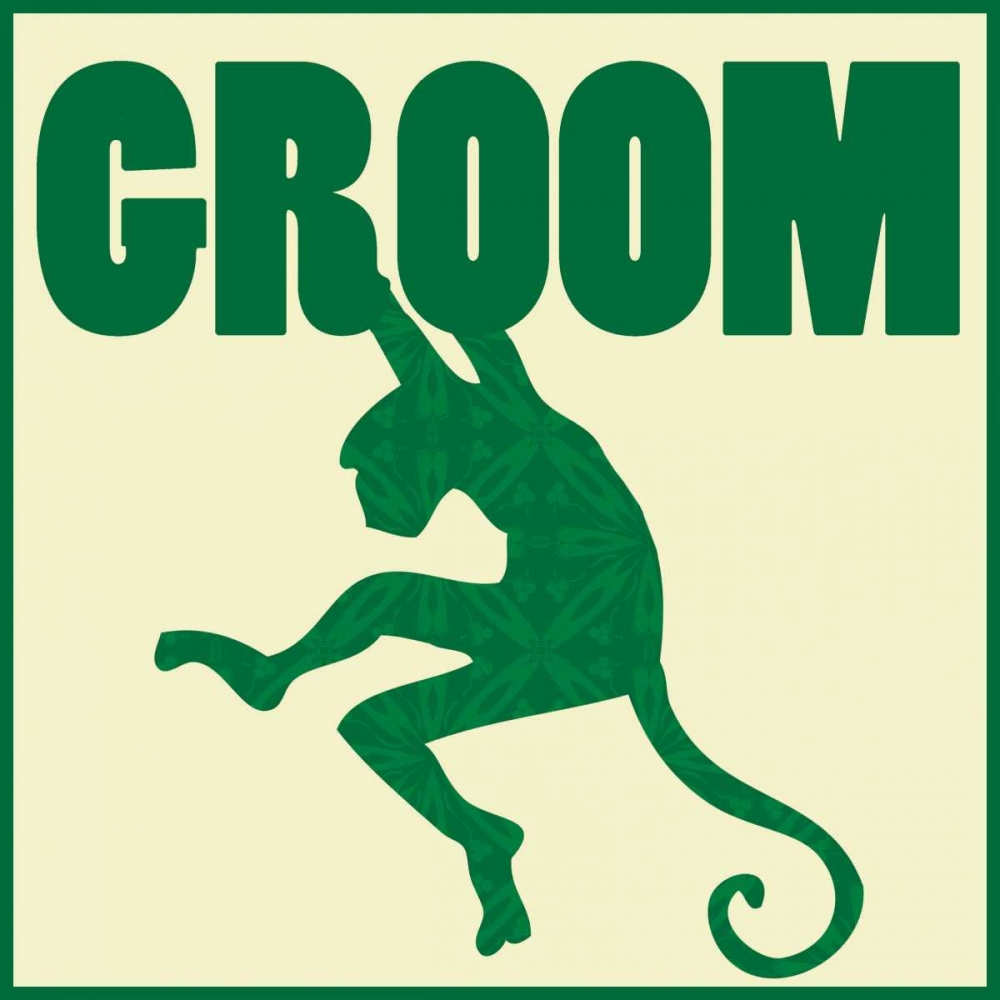 Monkey Groom art print by Lauren Gibbons for $57.95 CAD
