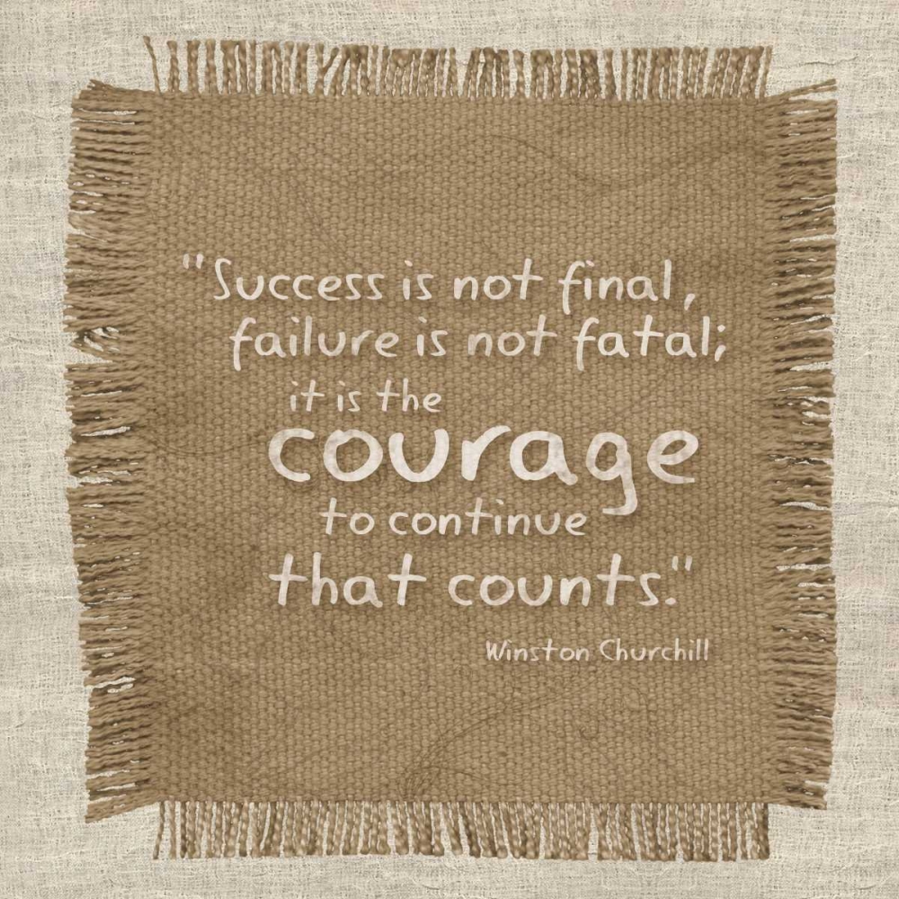 Burlap Courage art print by Lauren Gibbons for $57.95 CAD