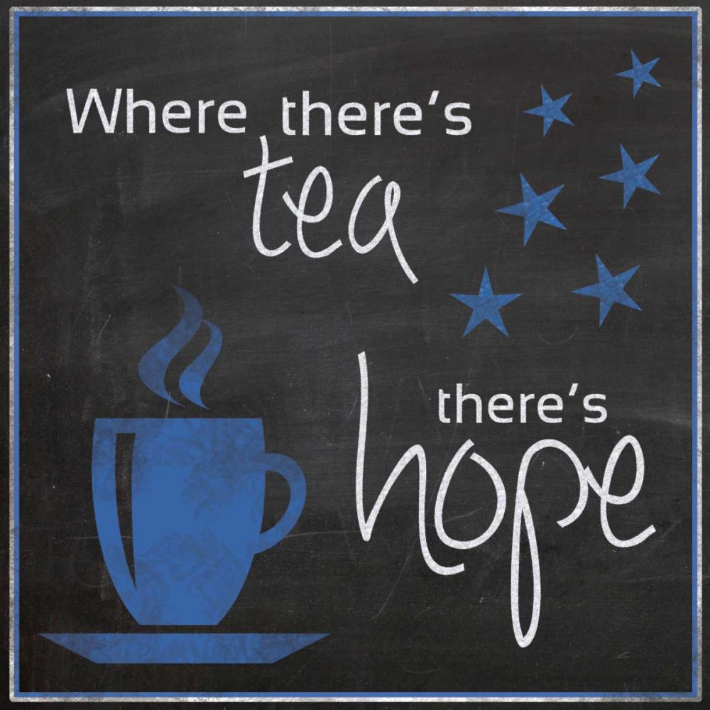 Blue Tea Hope art print by Lauren Gibbons for $57.95 CAD