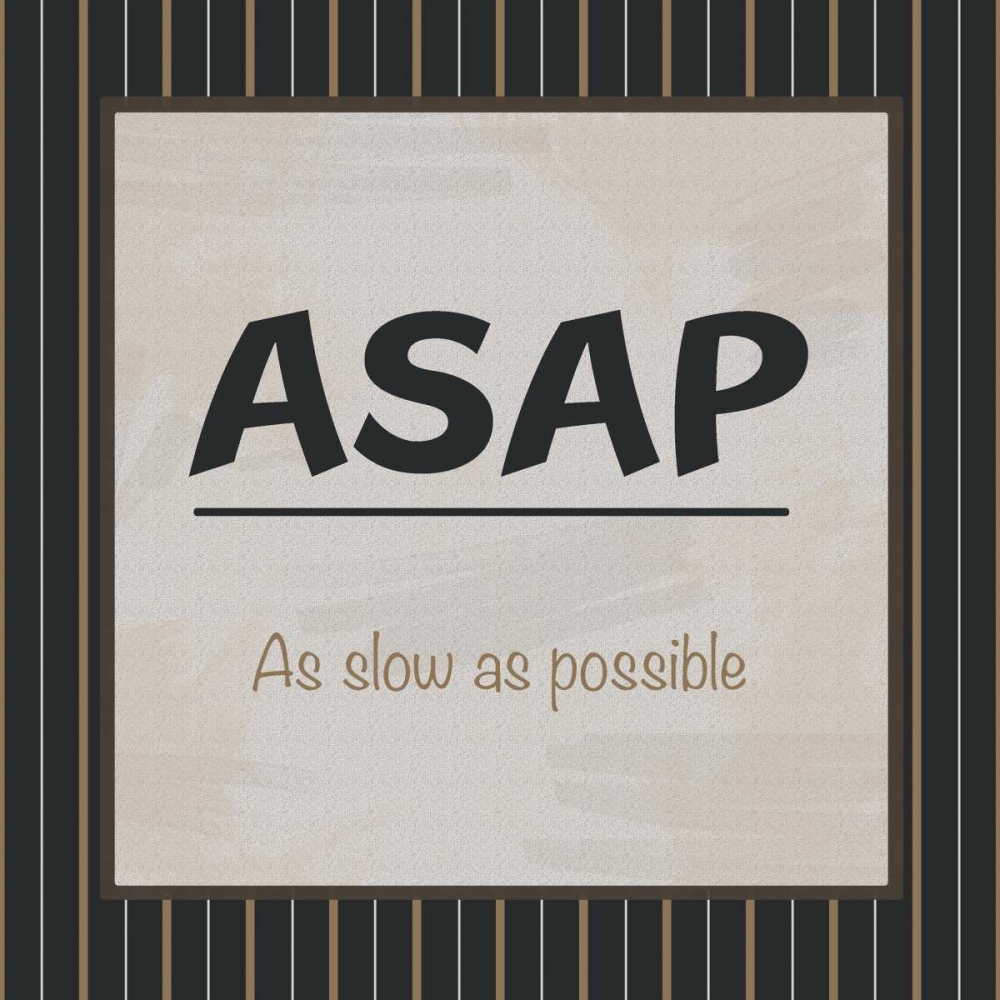 ASAP Pin Stripe art print by Lauren Gibbons for $57.95 CAD