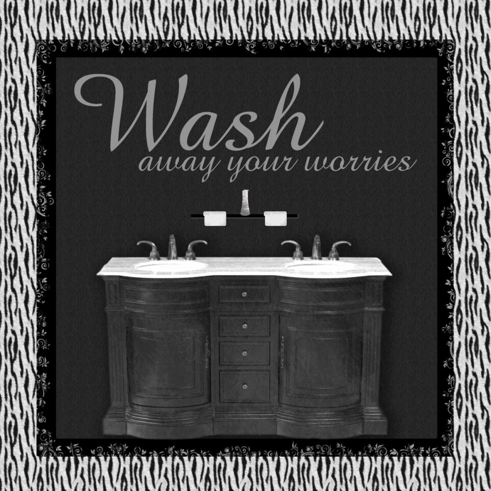 Sink Zebra B art print by Lauren Gibbons for $57.95 CAD