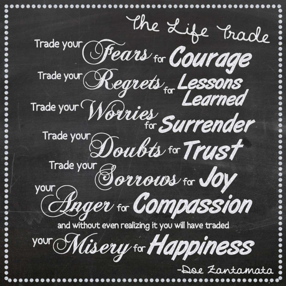Life Trade White Boarder art print by Lauren Gibbons for $57.95 CAD