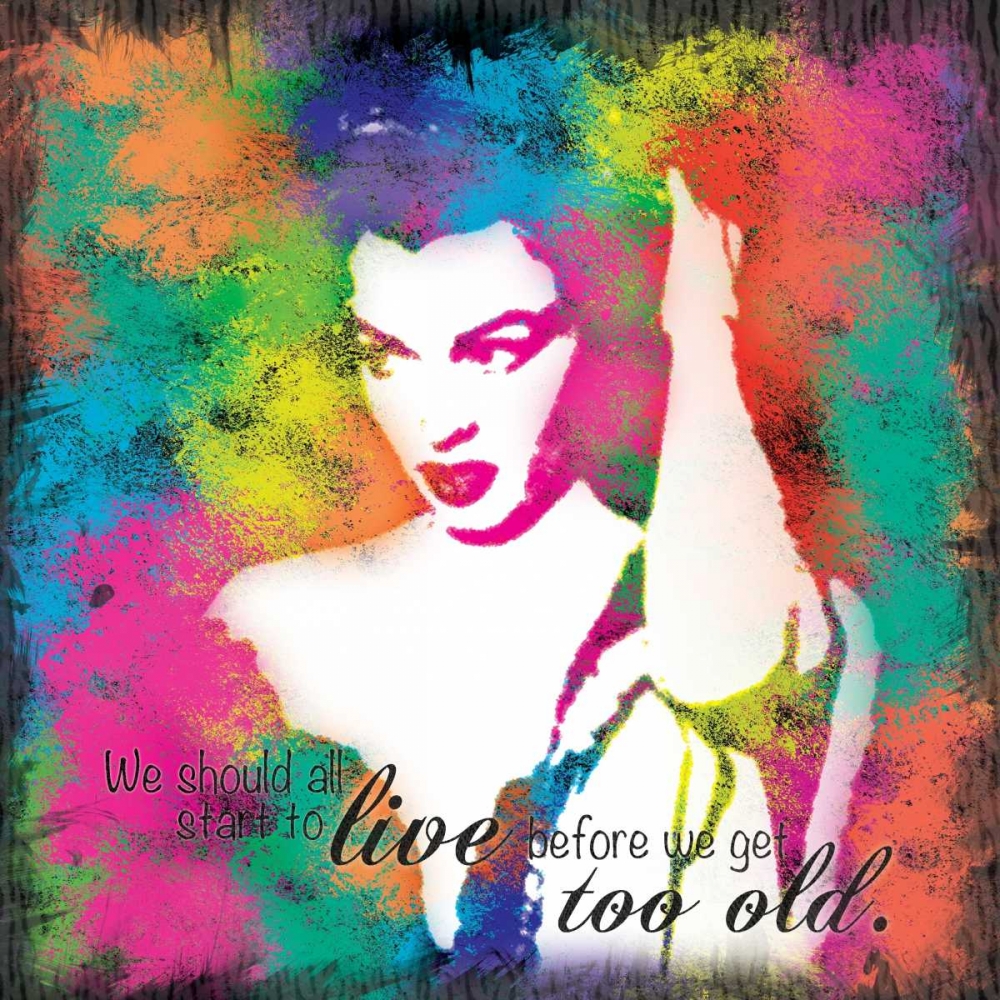 Marilyn Rainbow B art print by Lauren Gibbons for $57.95 CAD