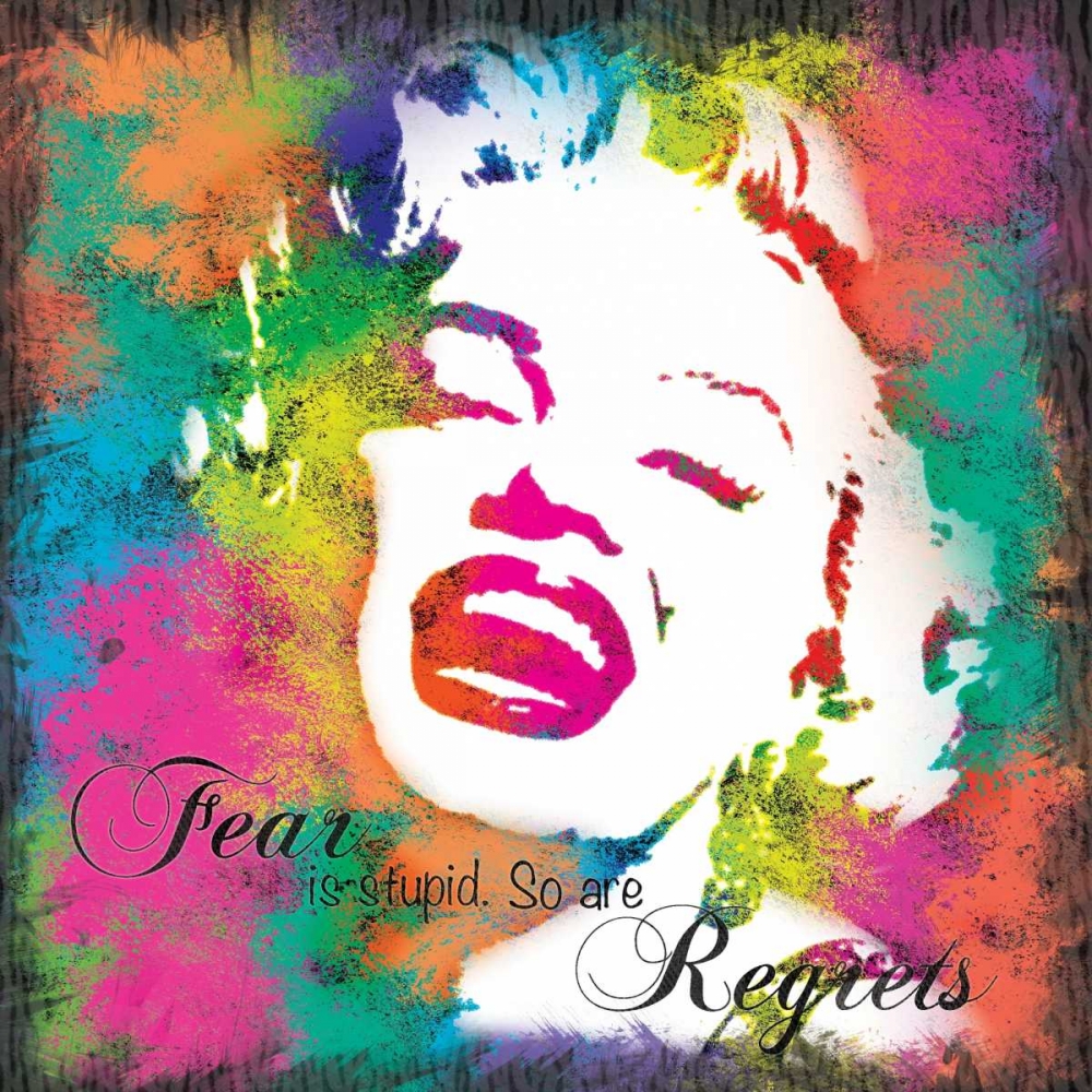Marilyn Rainbow C art print by Lauren Gibbons for $57.95 CAD