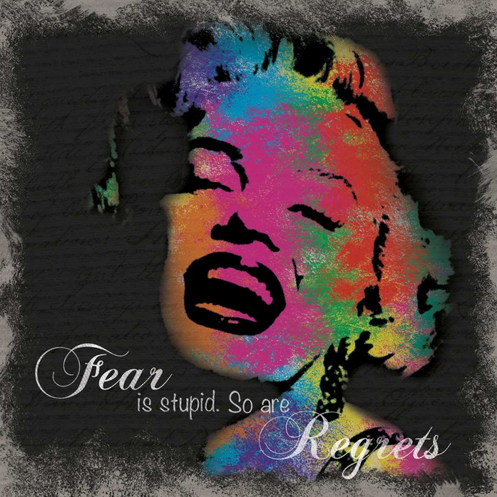 Marilyn Rainbow Regrets art print by Lauren Gibbons for $57.95 CAD
