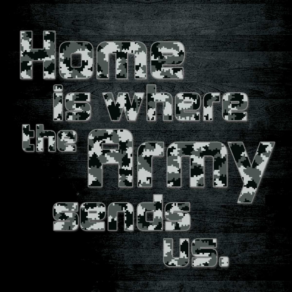 Army Home art print by Lauren Gibbons for $57.95 CAD
