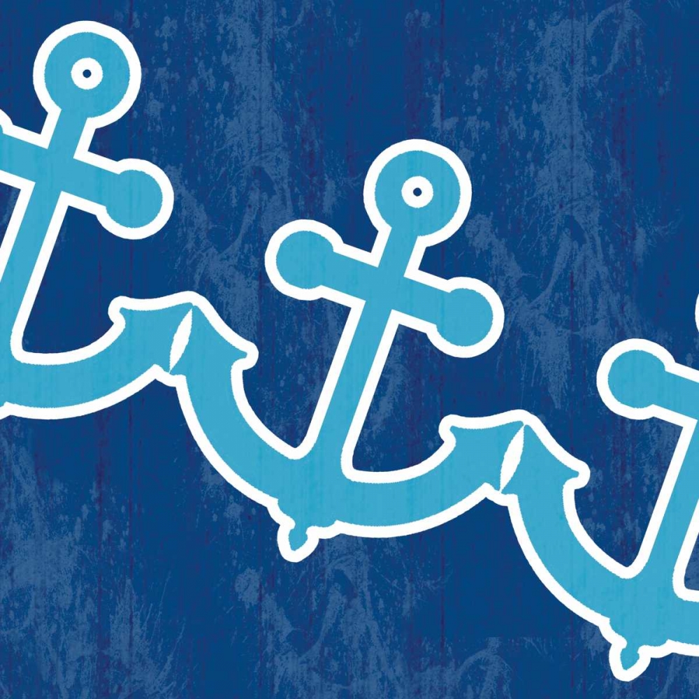 Blue Anchor art print by Lauren Gibbons for $57.95 CAD