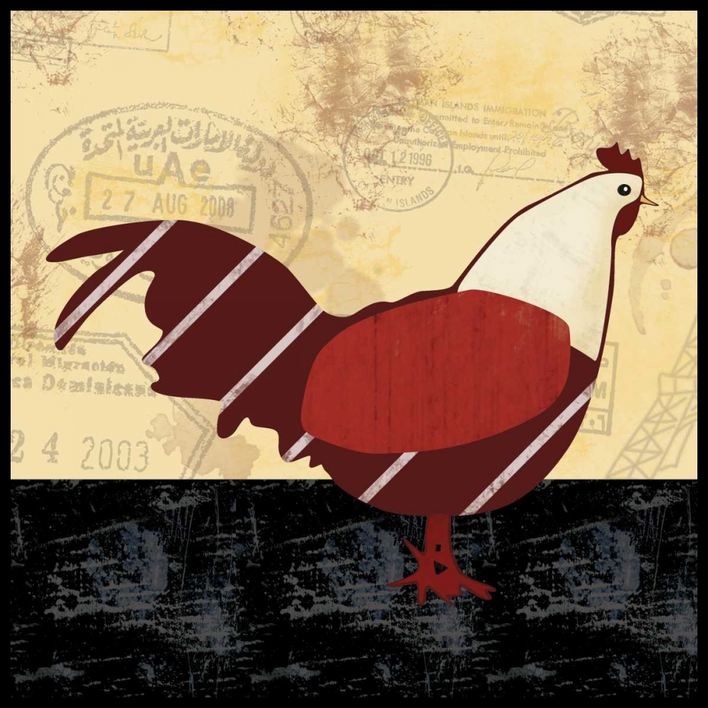A Red Hen art print by Lauren Gibbons for $57.95 CAD