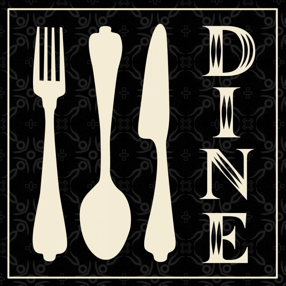 Dine Utensils art print by Lauren Gibbons for $57.95 CAD