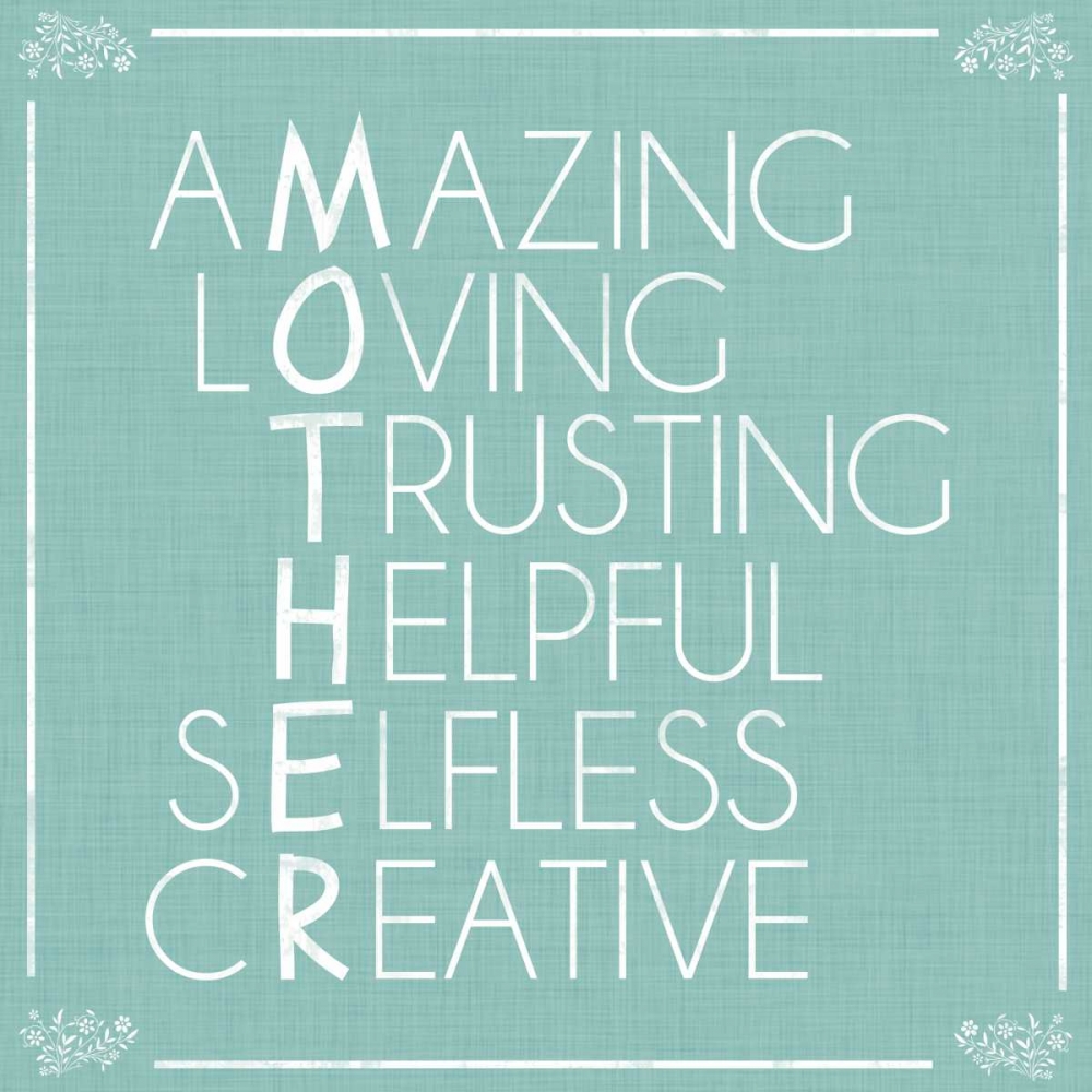 Mother Letters art print by Lauren Gibbons for $57.95 CAD