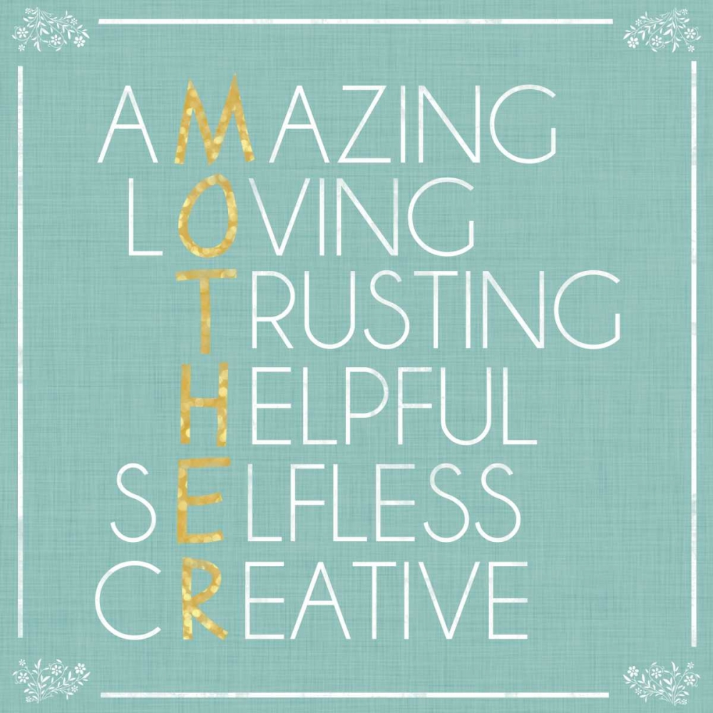 Mother Letters art print by Lauren Gibbons for $57.95 CAD
