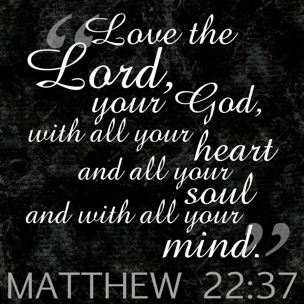 Love the Lord Religious BW art print by Lauren Gibbons for $57.95 CAD