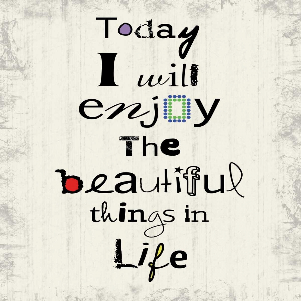 Enjoy The Beautiful art print by Lauren Gibbons for $57.95 CAD