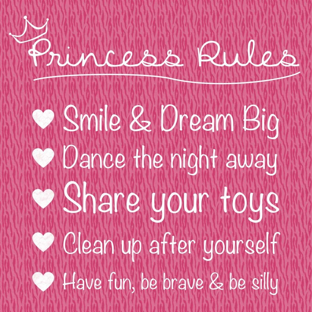 Princess Rules art print by Lauren Gibbons for $57.95 CAD