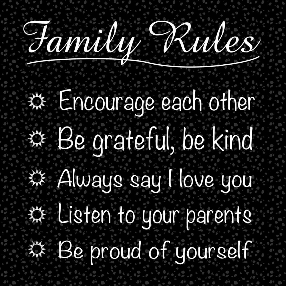 Family Rules art print by Lauren Gibbons for $57.95 CAD