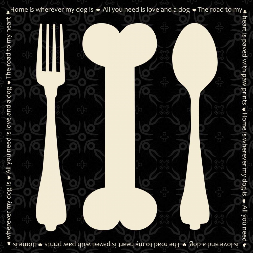 Dog Dine art print by Lauren Gibbons for $57.95 CAD