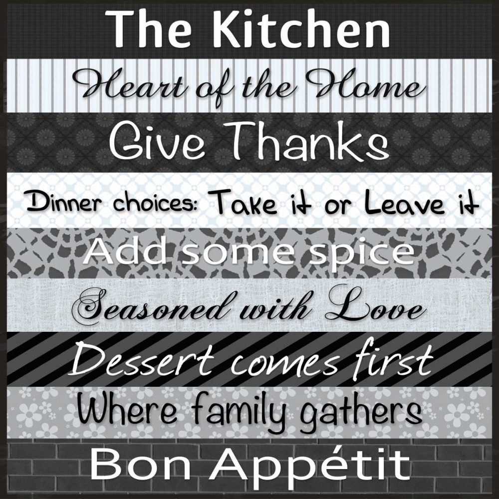 Kitchen Patterns art print by Lauren Gibbons for $57.95 CAD