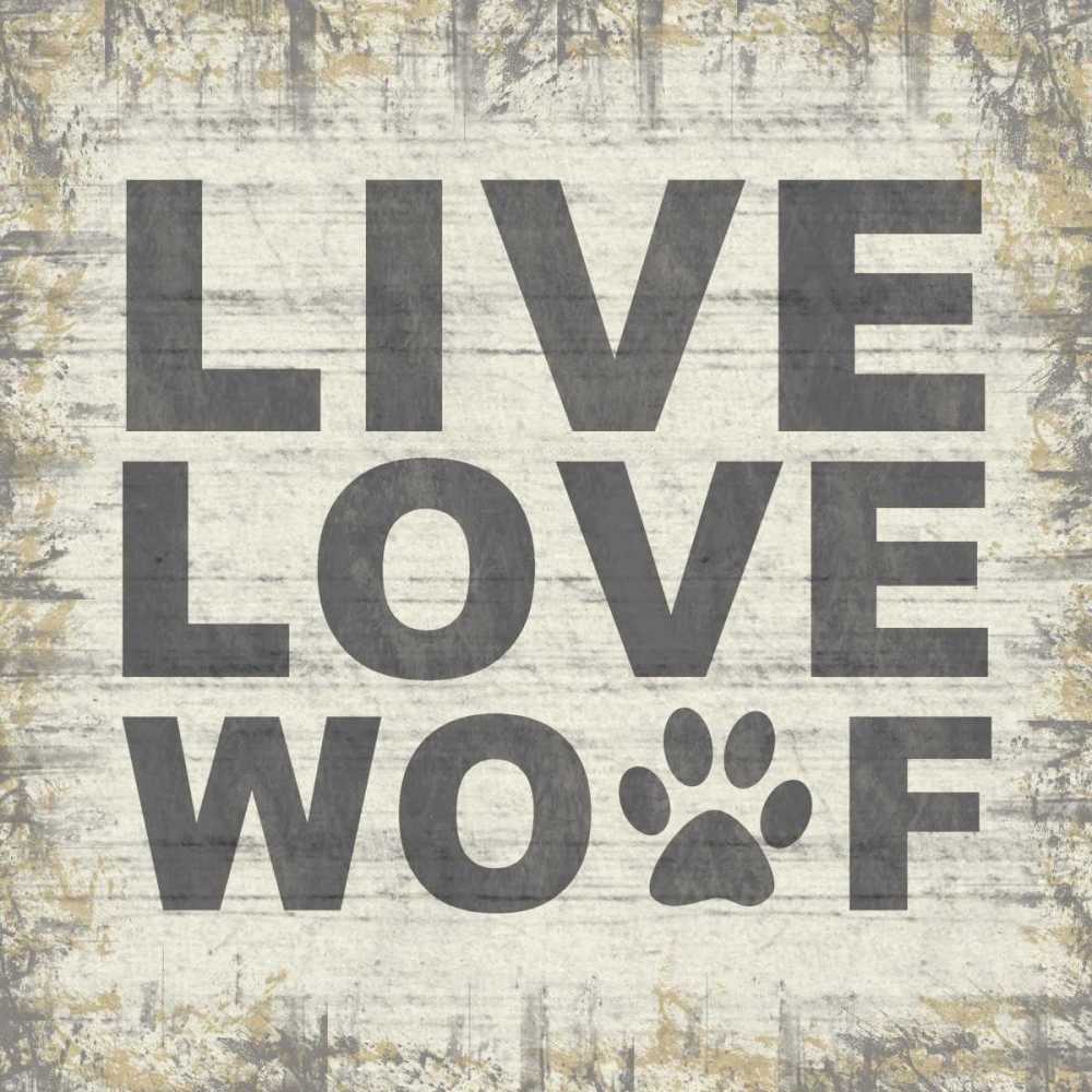 Live Love Wolf 2 art print by Lauren Gibbons for $57.95 CAD
