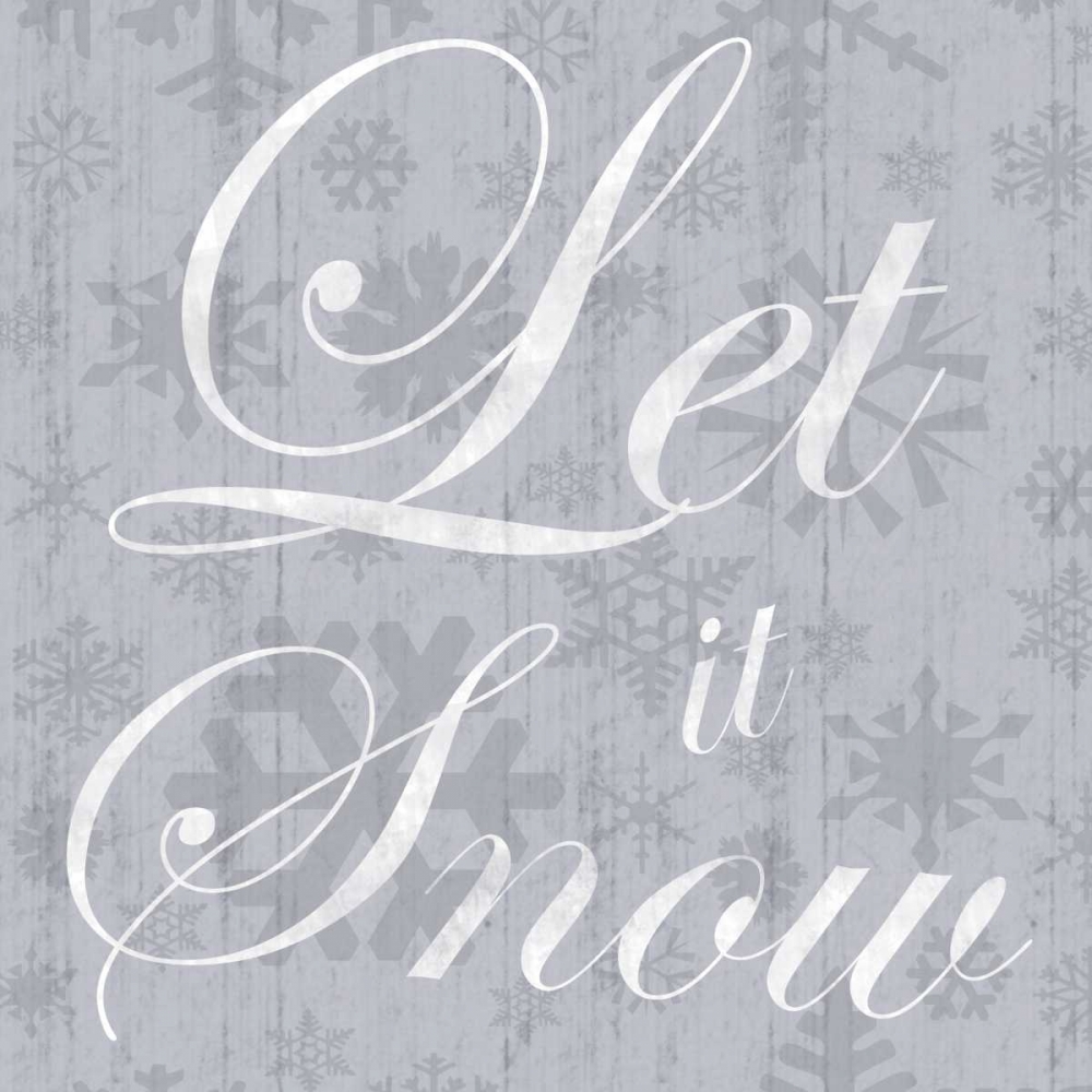 Let It Snow art print by Lauren Gibbons for $57.95 CAD