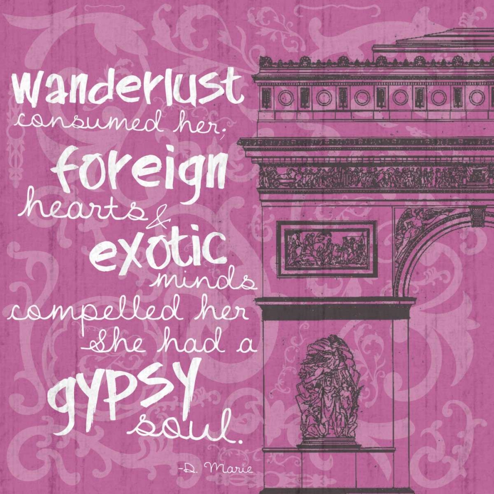 New Paris Pink 2 art print by Lauren Gibbons for $57.95 CAD