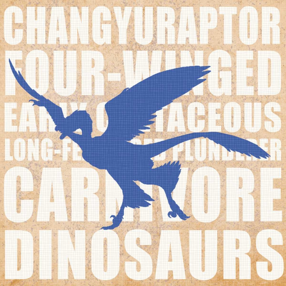 Flying Dino art print by Lauren Gibbons for $57.95 CAD