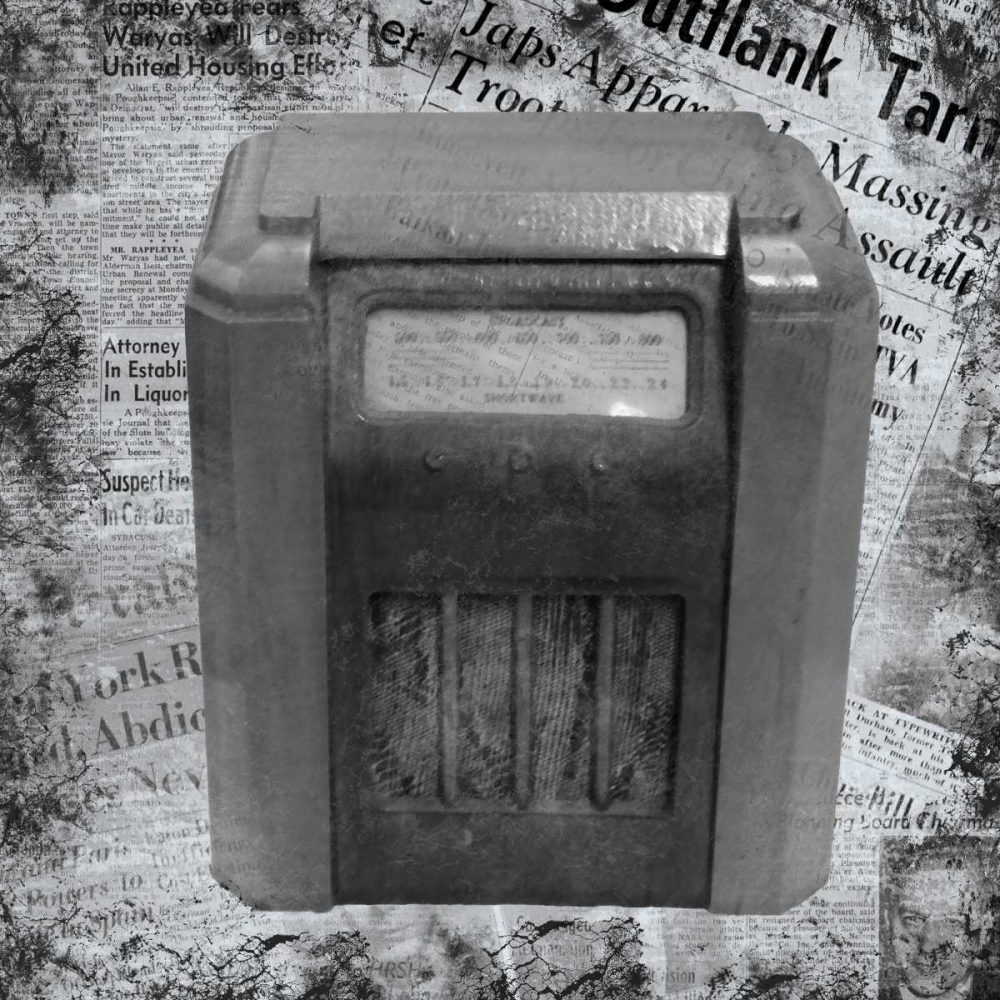 Vintage Radio art print by Lauren Gibbons for $57.95 CAD
