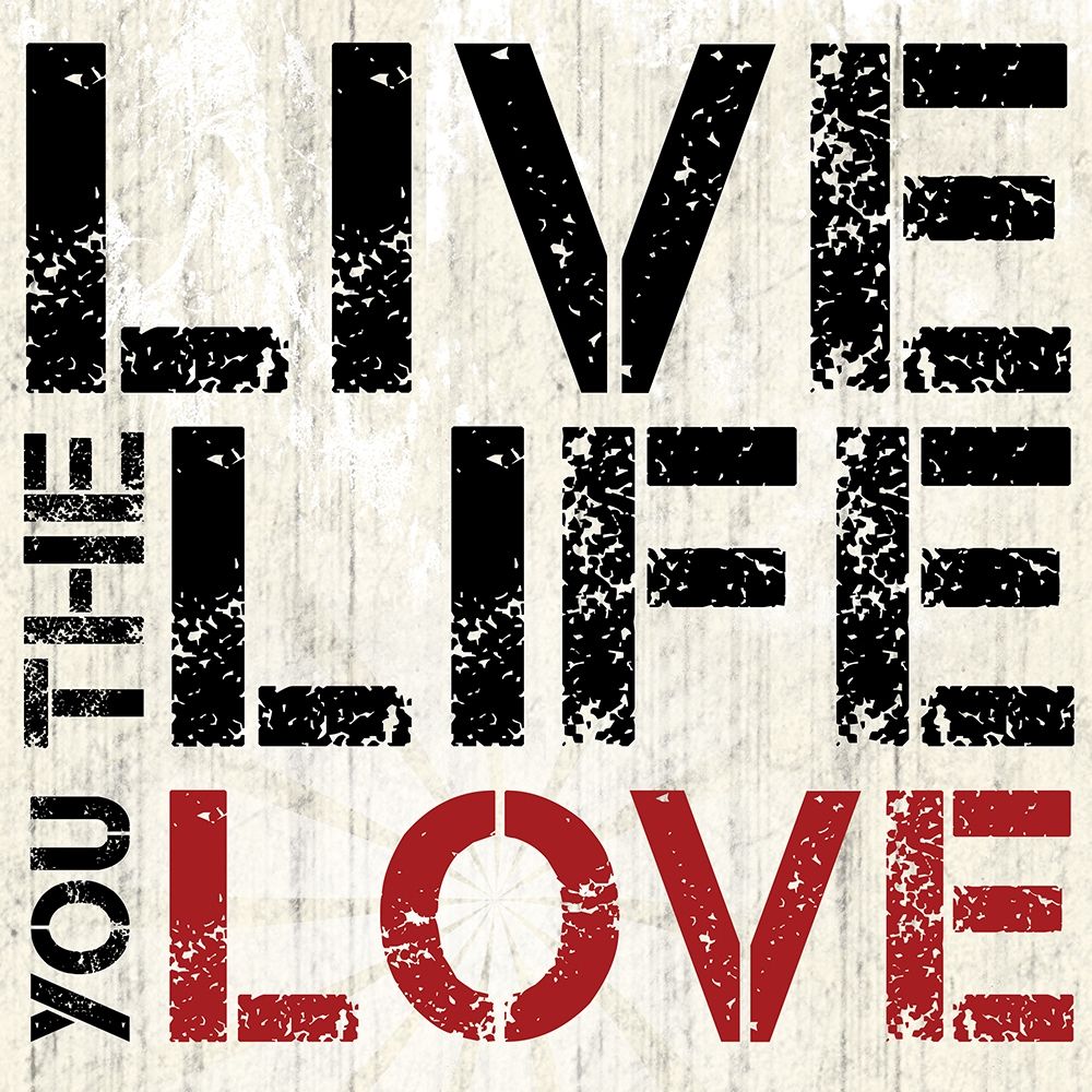 Live Love art print by Lauren Gibbons for $57.95 CAD