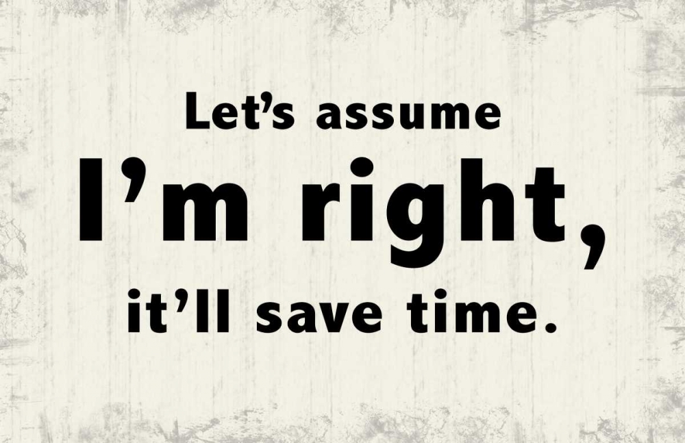 Lets Assume art print by Lauren Gibbons for $57.95 CAD