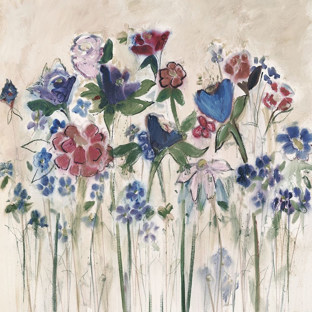 Golden Garden Muted art print by Daisy D for $57.95 CAD