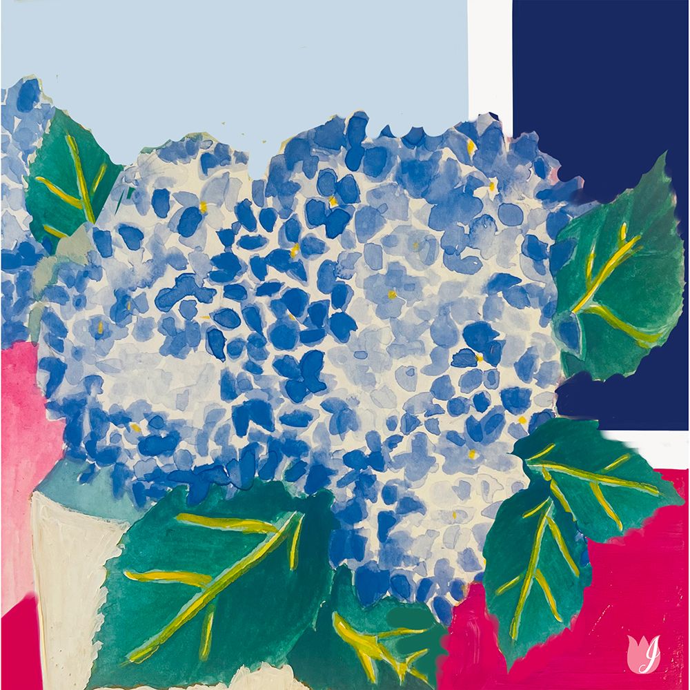 Hydrangeas From The Garden art print by Joan Davis for $57.95 CAD