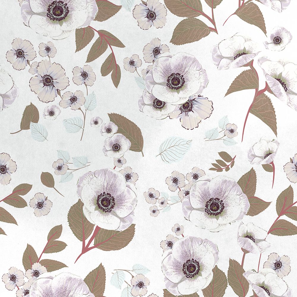 Cocoa Floral Softened Floral art print by Joan Davis for $57.95 CAD