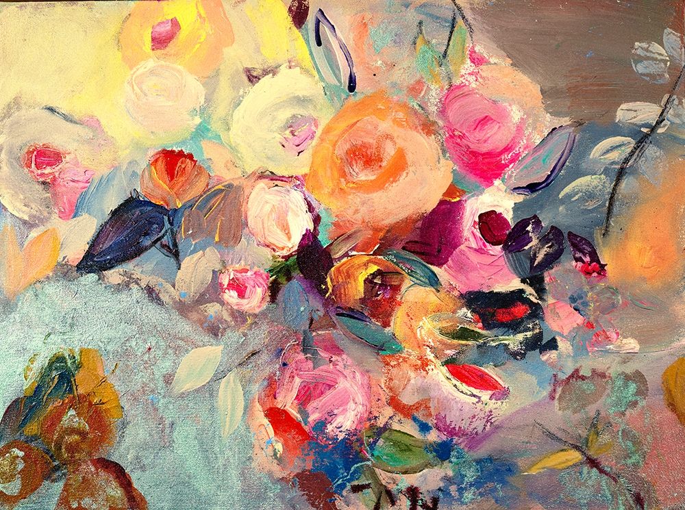 Thoughtful Flowers art print by Daisy D for $57.95 CAD