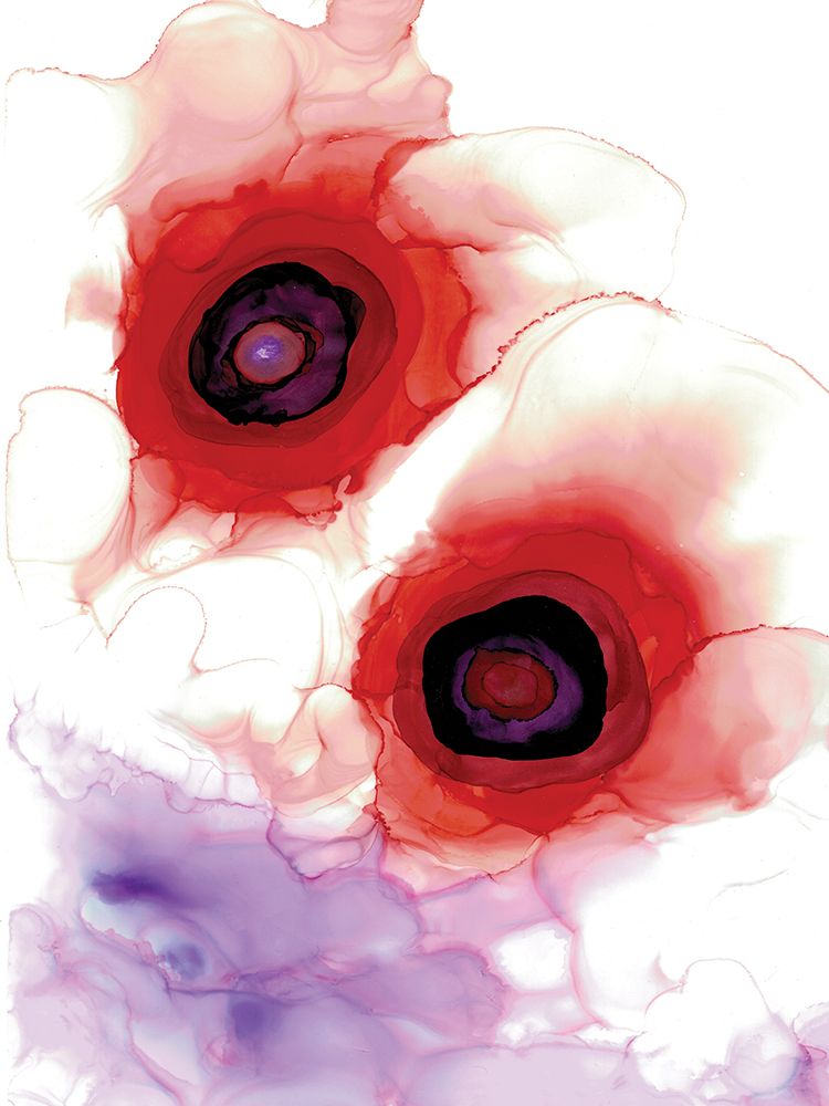 Rings Of Fire Alcohol Ink Passion art print by Julia Frost for $57.95 CAD