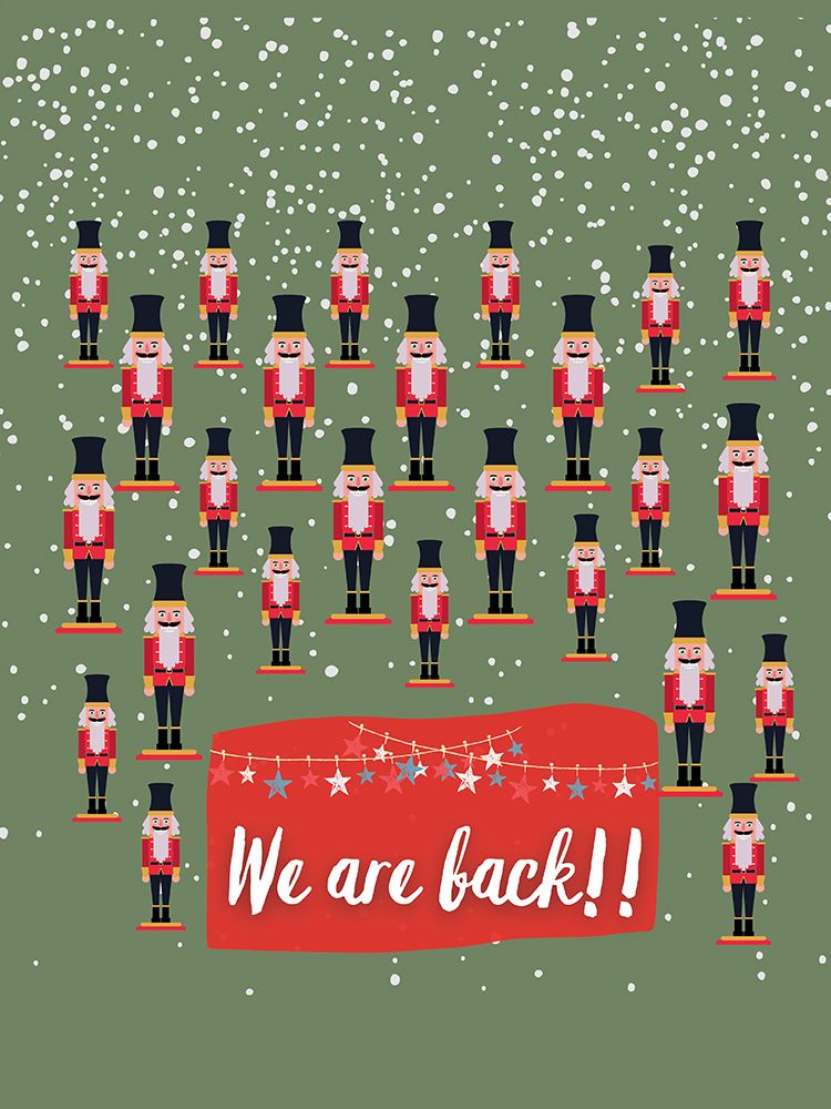 Nutcrackers Are Back art print by Julia Frost for $57.95 CAD