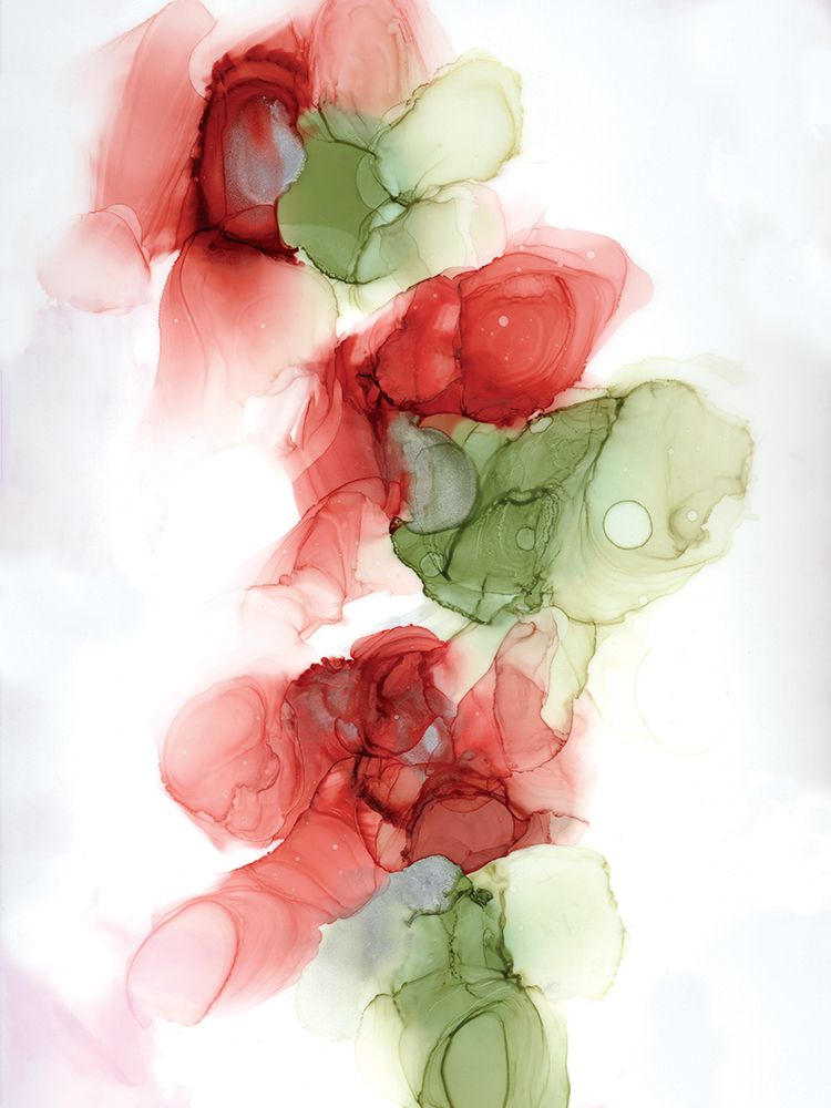 Crimson Floral Symphony art print by Julia Frost for $57.95 CAD