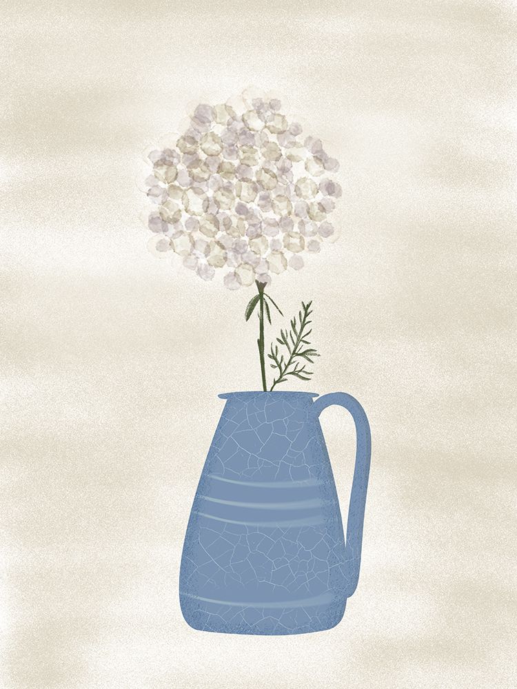 Neutral Farmhouse Flower 2 art print by Julia Frost for $57.95 CAD